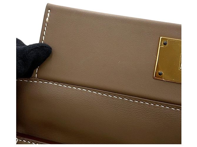 Hermès Hermes 24 29 Sac Handbag Taupe - vista 9