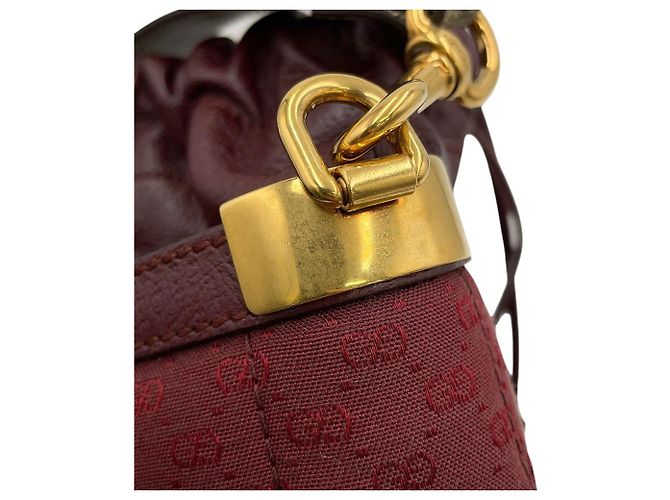 Borsa a tracolla Gucci GG Supreme Bordò - vista 12