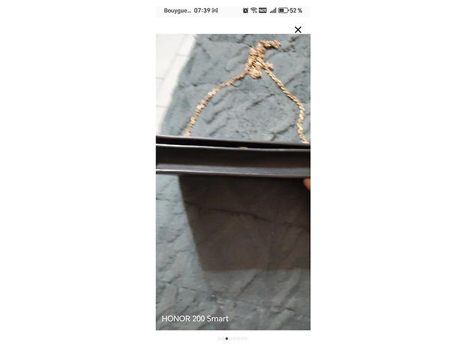 Dior Pochette pelle nera stelle dorate Nero D'oro - vista 3