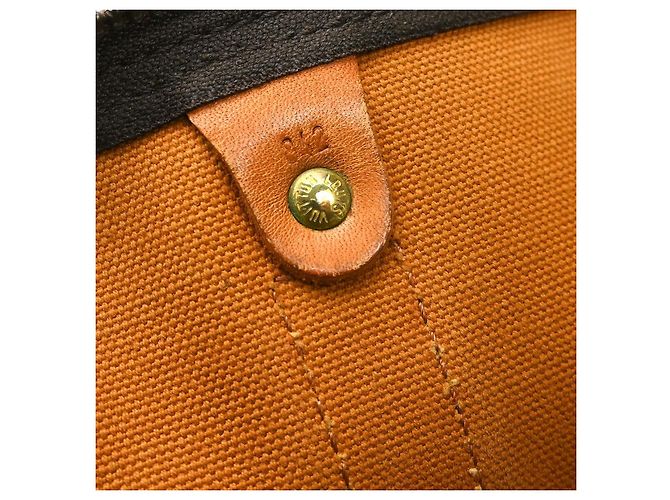 Borsa Keepall Louis Vuitton in tela Monogram 60 Marrone - vista 5