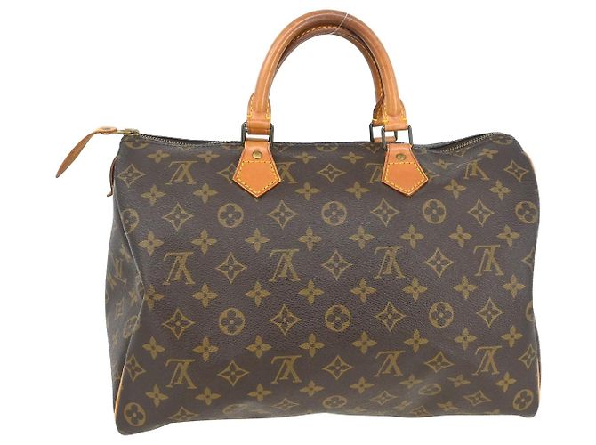 Louis Vuitton Speedy Monogram Canvas 35 Marrone - vista 2