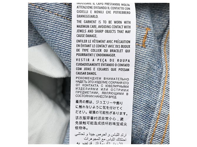 Gucci High-Rise Straight-Leg Jeans aus blauer Baumwolle - Ansicht 11