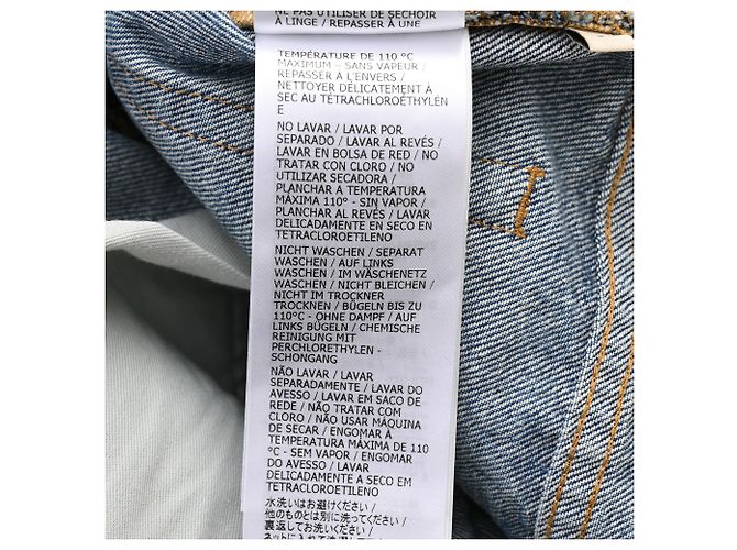Gucci High-Rise Straight-Leg Jeans aus blauer Baumwolle - Ansicht 8