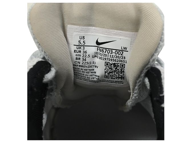Sneakers Nike V2K Run in Summit White Mixed Media Bianco Crudo - vista 7