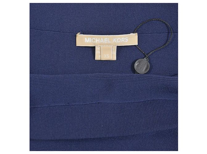 Minifalda Michael Kors en lana azul Azul marino - vista 4