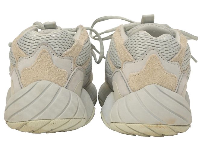 Baskets Adidas Yeezy 500 Salt en daim gris - vue 4