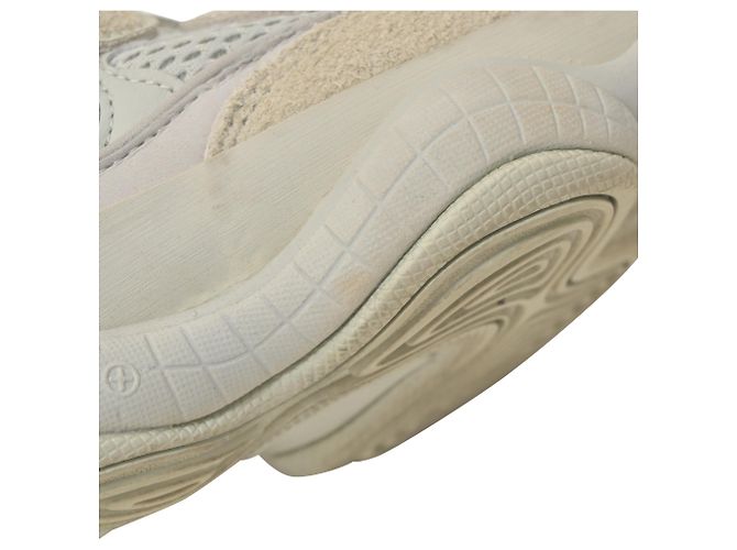 Baskets Adidas Yeezy 500 Salt en daim gris - vue 7