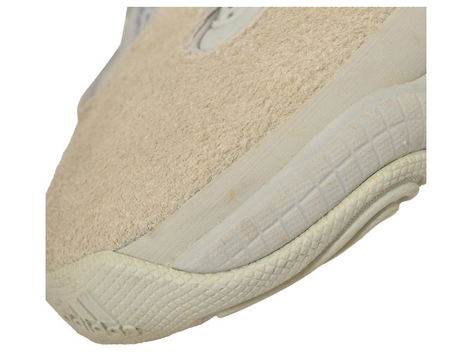 Baskets Adidas Yeezy 500 Salt en daim gris - vue 9