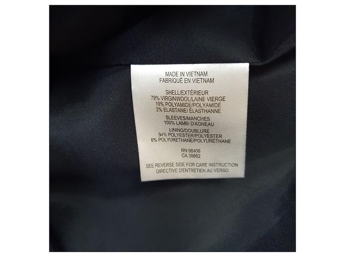 Theory Quennel Two-Toned Coat in Multicolor Virgin Wool Multiple colors - view 5