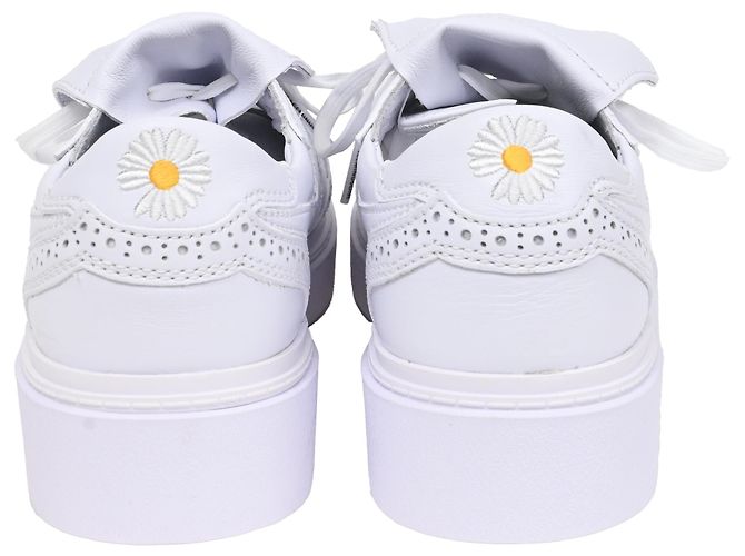Sneakers Nike Kwondo 1 in pelle bianca Bianco Crudo - vista 3