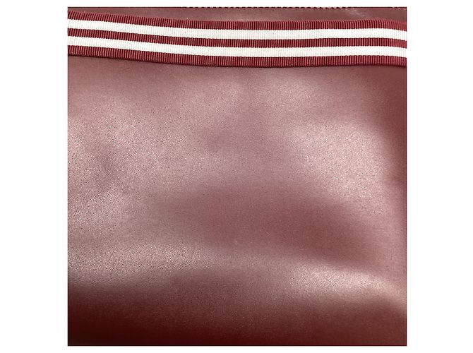 Salvatore Ferragamo Borsa a tracolla Ferragamo Vara Bow in pelle rossa Rosso Bordò - vista 6