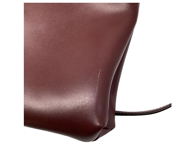 Salvatore Ferragamo Borsa a tracolla Ferragamo Vara Bow in pelle rossa Rosso Bordò - vista 7