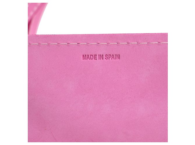 Jacquemus Le Panier Tote Bag aus rosa Raffia Pink - Ansicht 7