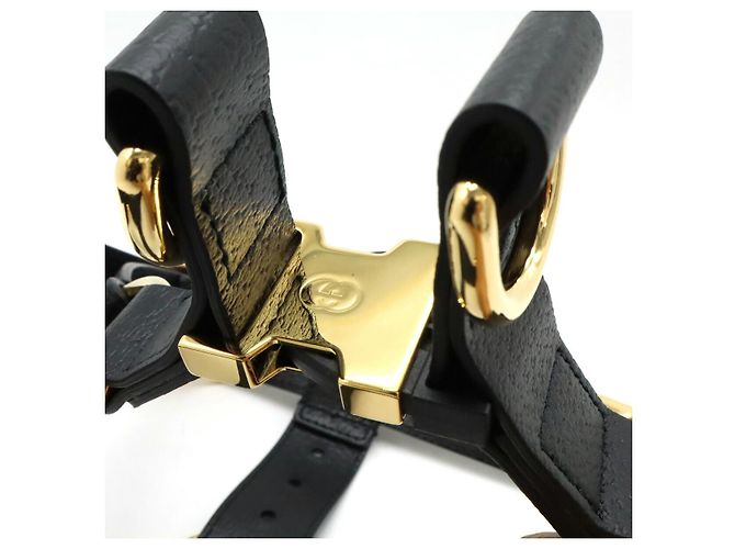 Gucci Leather Pet Harness Black - view 5