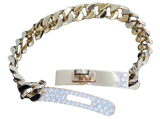 Hermès Bracciale Hermes Kelly Gourmet Au750 Diamond Misura 14.5 D'oro - vista 2