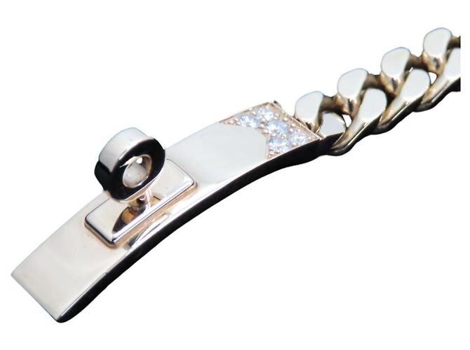 Hermès Bracciale Hermes Kelly Gourmet Au750 Diamond Misura 14.5 D'oro - vista 5