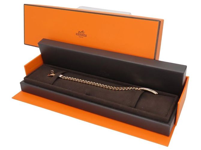 Hermès Bracciale Hermes Kelly Gourmet Au750 Diamond Misura 14.5 D'oro - vista 9