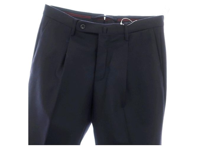 Autre Marque Pantalones de lana Incotex SUPER 100's Azul Azul marino - vista 2