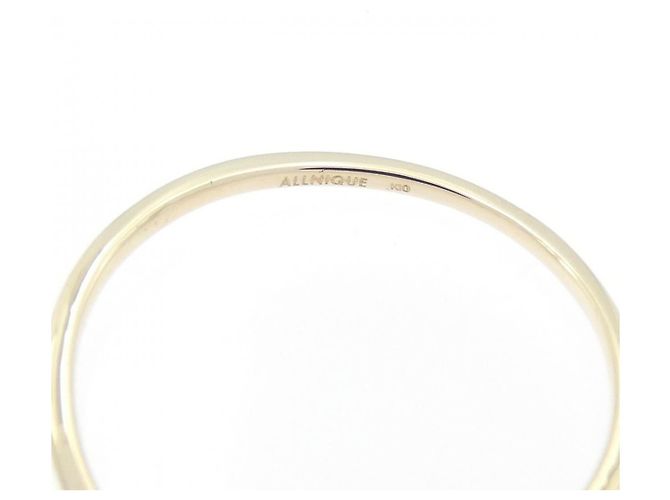 Autre Marque ALLNIQUE K10 Gelbgoldring Golden - Ansicht 4