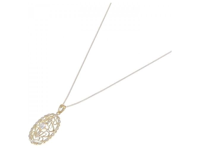 Autre Marque Collana con diamante Au750 D'oro - vista 2