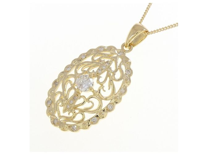 Autre Marque Collana con diamante Au750 D'oro - vista 3