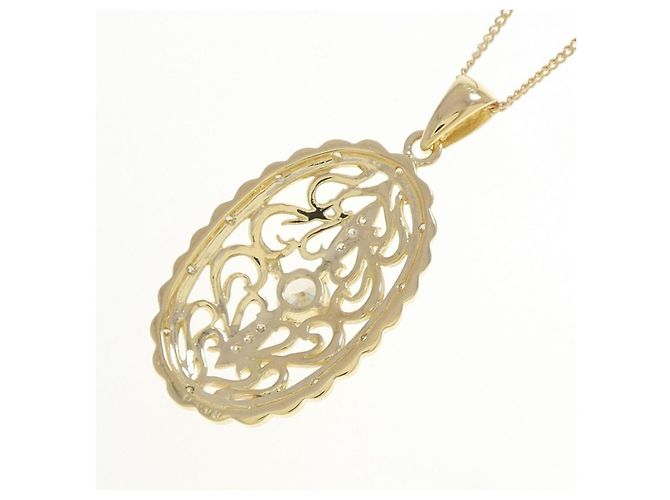 Autre Marque Collana con diamante Au750 D'oro - vista 4