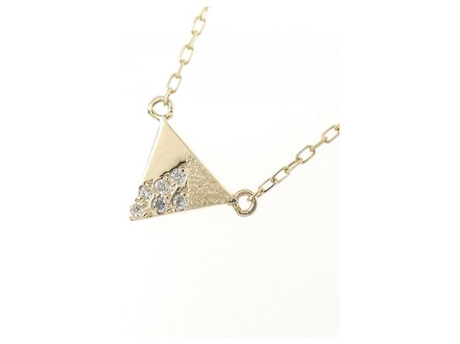 Autre Marque Collana con diamante K10YG D'oro - vista 3