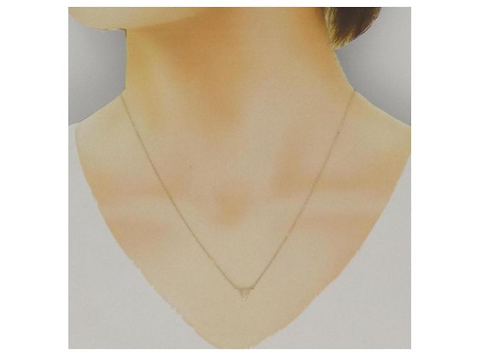 Autre Marque Collana con diamante K10YG D'oro - vista 6