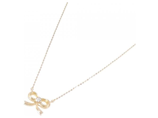 Autre Marque Collana Ribbon in Diamanti Au750 Rosa - vista 2