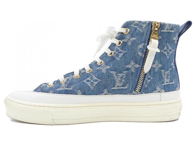 Sneakers Stella Line Louis Vuitton Blu - vista 2