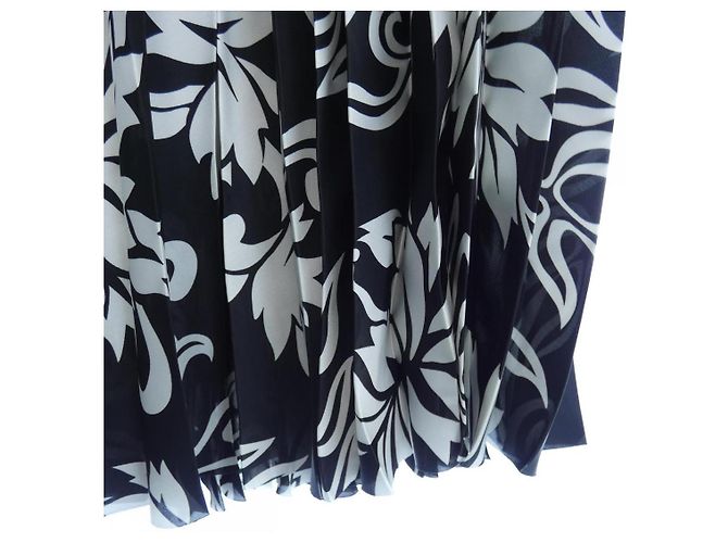 Falda Sacai Negro Blanco - vista 5