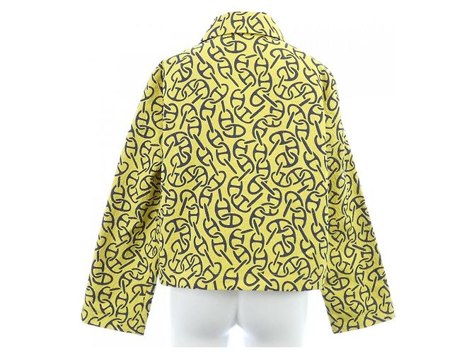 Hermès Chaqueta Hermes Chaine d’Ancre Azul Amarillo Azul marino - vista 2