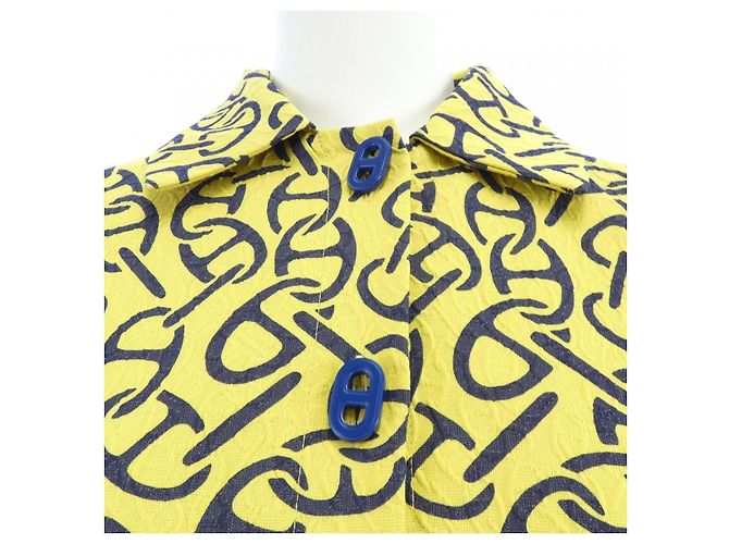 Hermès Chaqueta Hermes Chaine d’Ancre Azul Amarillo Azul marino - vista 5