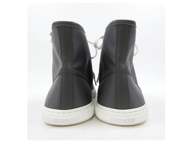 Hermès Hermes Express Leder-Sneaker Braun - Ansicht 5