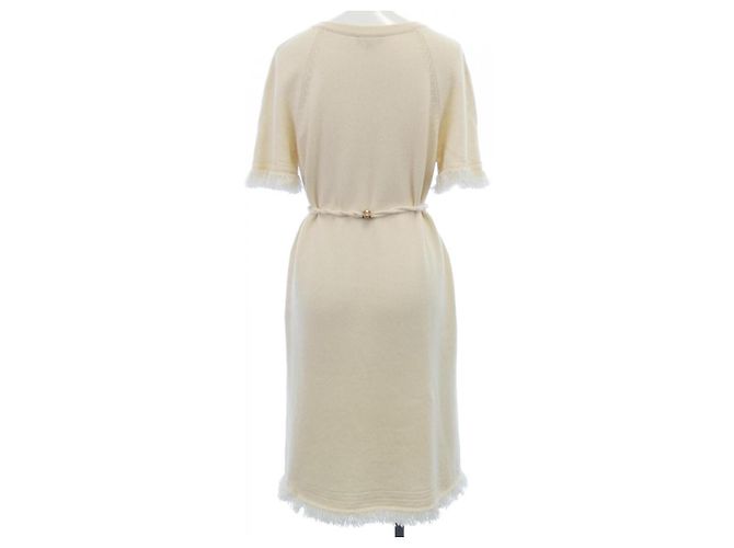 Chanel Kleid 100% Kaschmir Beige - Ansicht 2