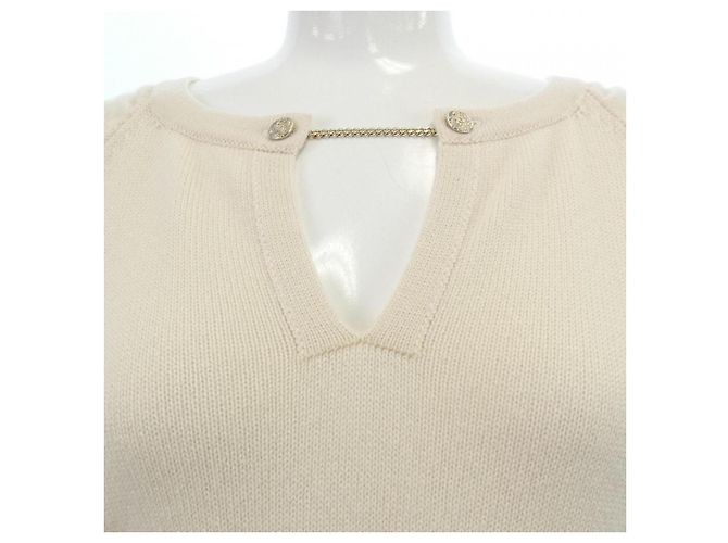 Chanel Kleid 100% Kaschmir Beige - Ansicht 6