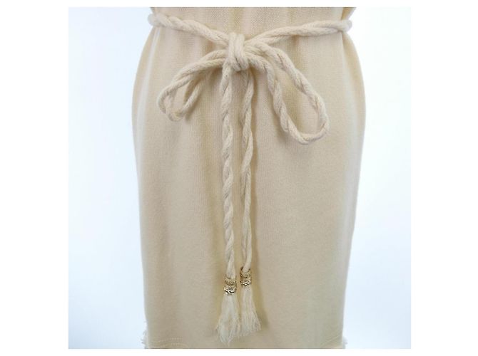 Chanel Kleid 100% Kaschmir Beige - Ansicht 8