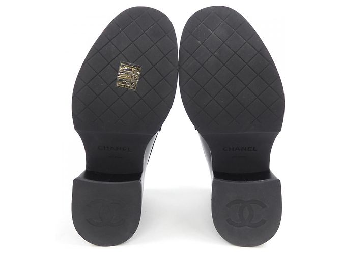 Mocassini CHANEL Mocassini in pelle di vitello Nero - vista 4