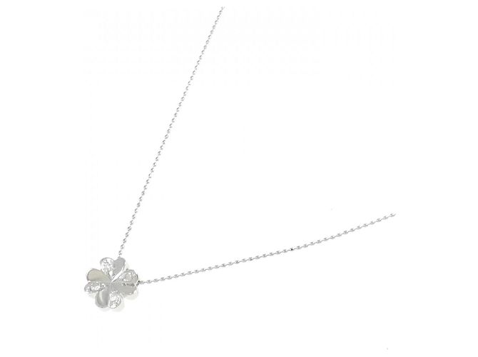 Autre Marque Collana Clover in Diamanti Pt900/Pt850 Argento - vista 2