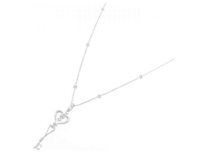 Autre Marque Collana in oro bianco Au750 e diamanti Argento - vista 2