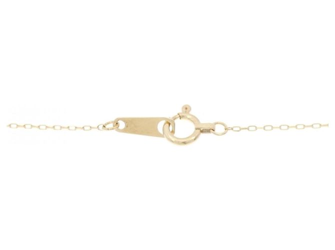 Autre Marque Collana con diamante e pietra di luna K10YG D'oro - vista 5