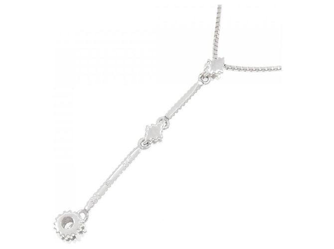 Autre Marque Collana in oro bianco e diamanti Au750 Argento - vista 4