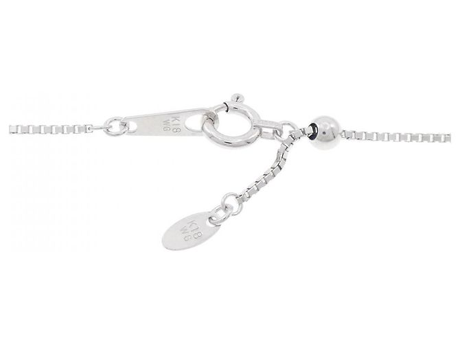 Autre Marque Collar de oro blanco y diamantes Au750 Plata - vista 5