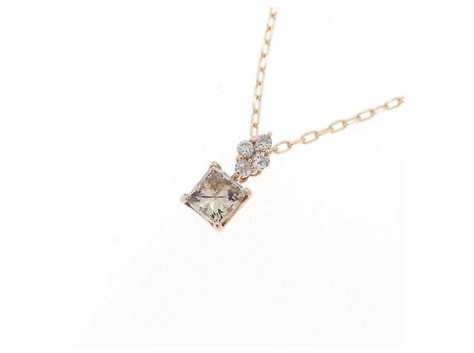 Autre Marque Collana con diamante Au750 Rosa - vista 3