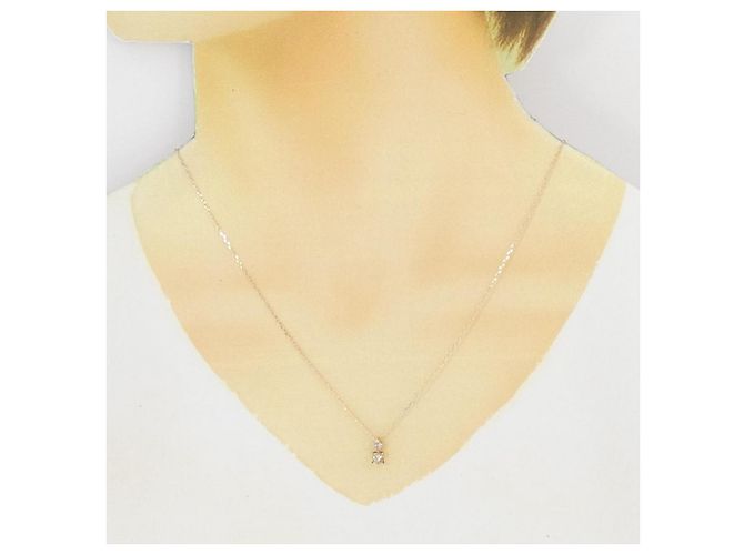 Autre Marque Collana con diamante Au750 Rosa - vista 6