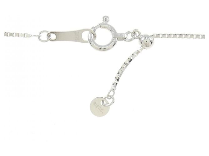 Autre Marque Collana a Fiore in Diamanti in Oro Bianco Au750 Argento - vista 5