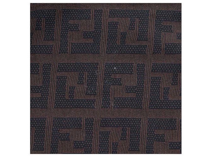 Falda Fendi Zucca de nylon Castaño - vista 5