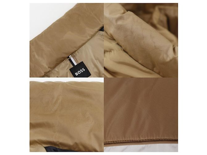 Autre Marque BOSS Nylon-Polyester-Jacke Schwarz Weiß Beige - Ansicht 13