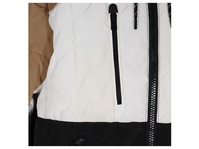 Autre Marque BOSS Nylon-Polyester-Jacke Schwarz Weiß Beige - Ansicht 5