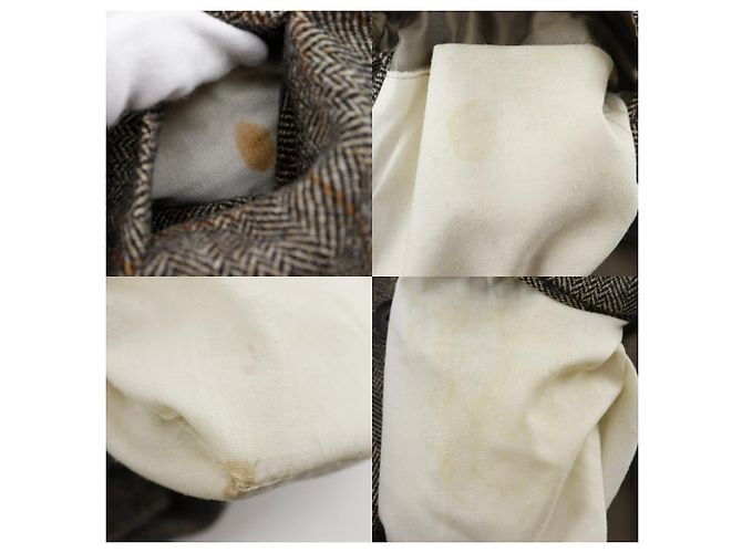 Chaqueta entallada de lana y cachemira Burberry Castaño - vista 15